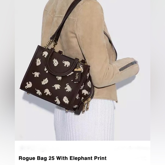 đ COACH Rogue Bag 25 With Elephant Print đ - Picture 17 of 17